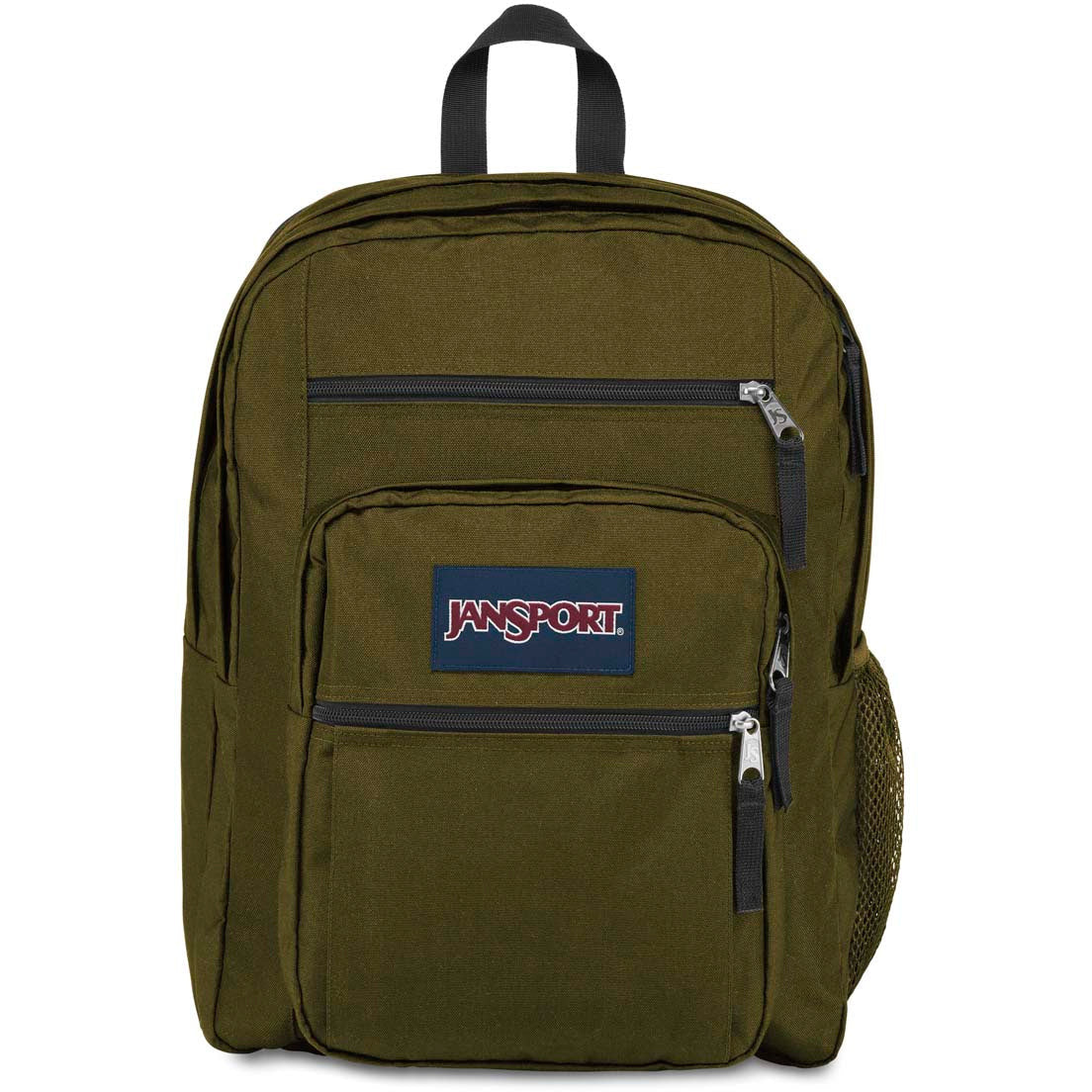 JanSport Big Student Backpack Army Green MouraCuir