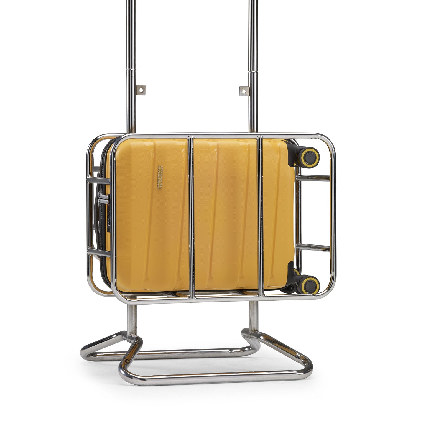 American Tourister Air Move Spinner Bagage à main rigide - Jaune coucher de soleil