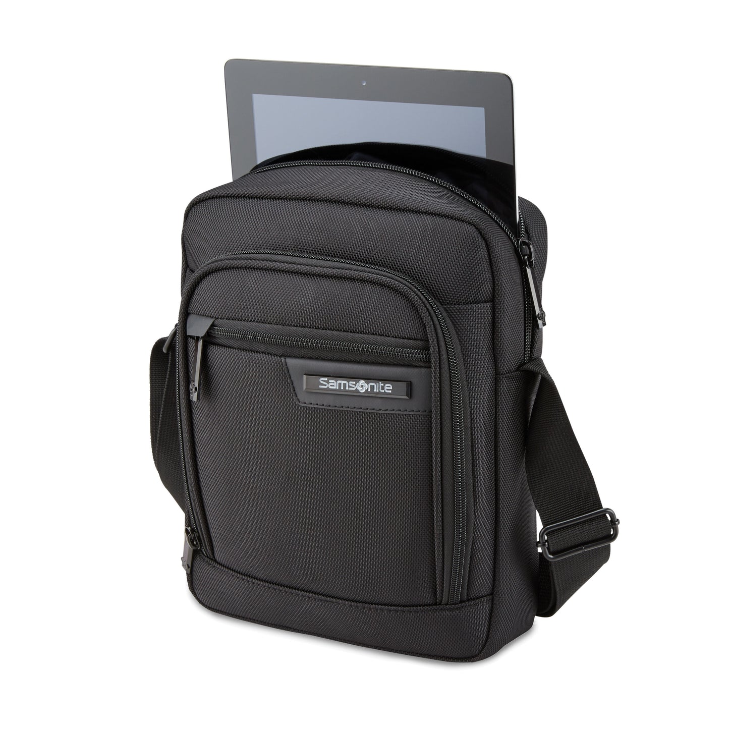 Tablette verticale Samsonite Classic NXT avec croisement RFID - Noir