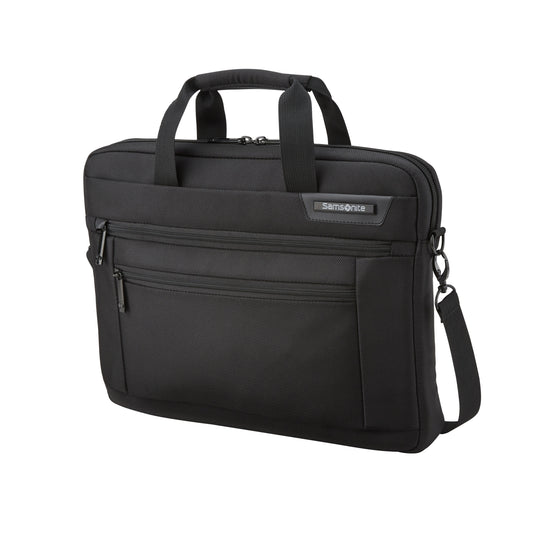 Samsonite Classic NXT Laptop Shuttle With RFID Messenger Bag - Black