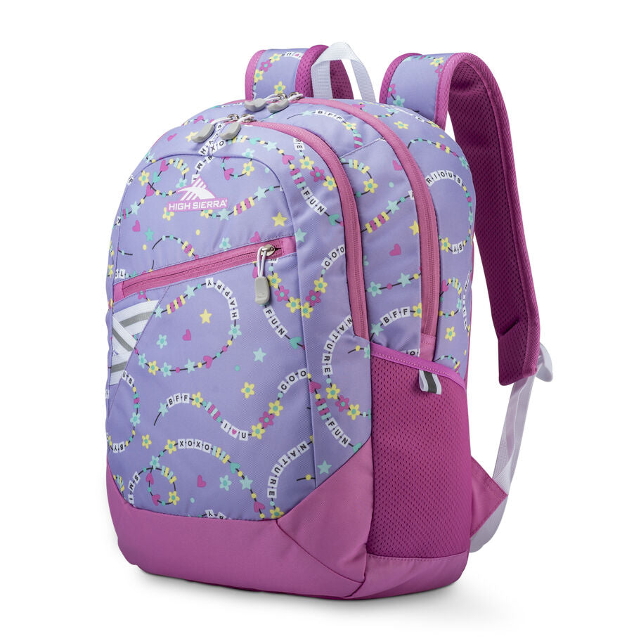 High Sierra NEW Outburst Backpack - Friendship Bracelet/Pink