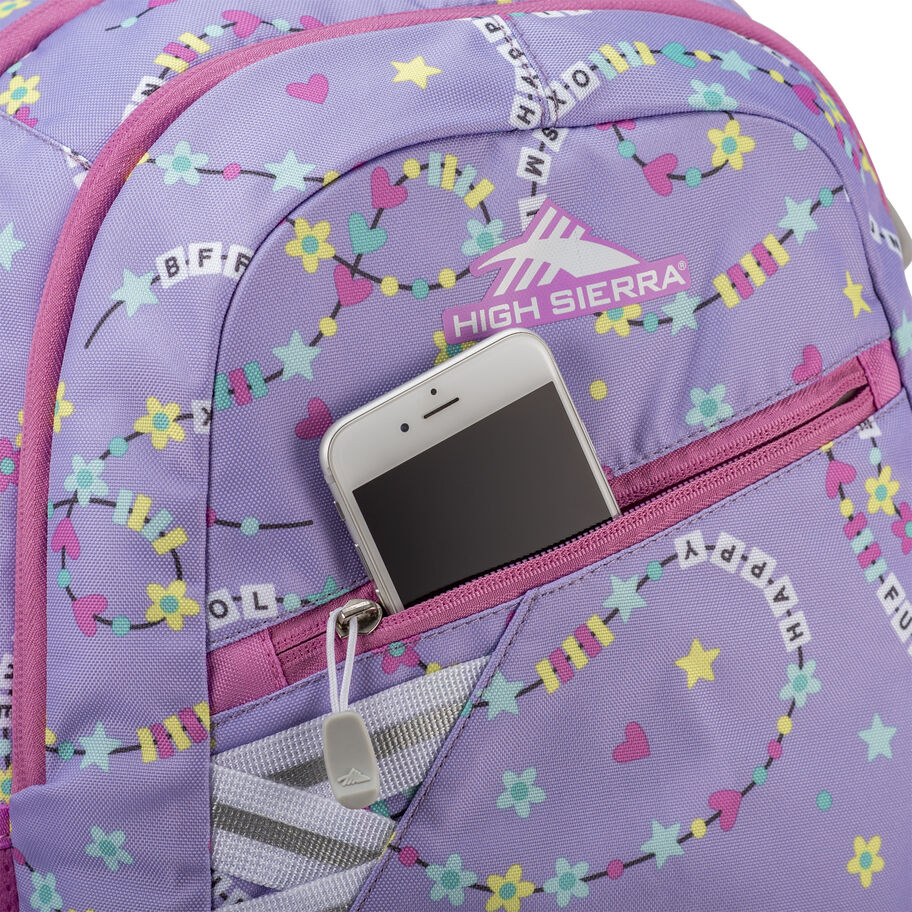 High Sierra NEW Outburst Backpack - Friendship Bracelet/Pink