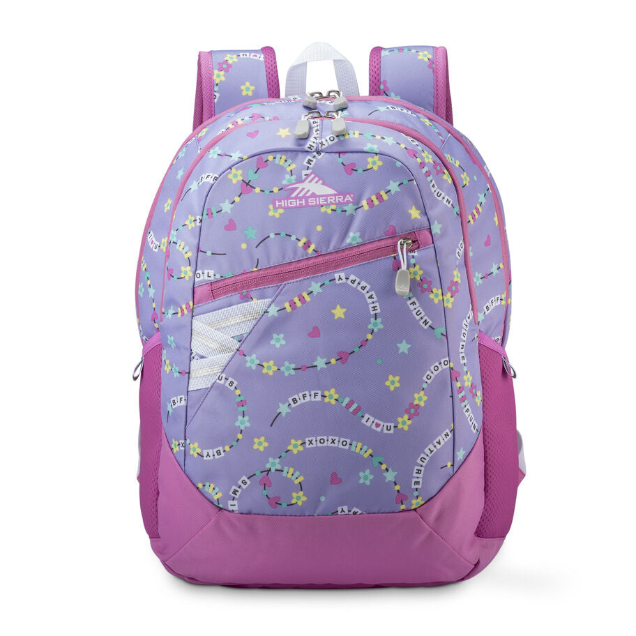 High Sierra NEW Outburst Backpack - Friendship Bracelet/Pink