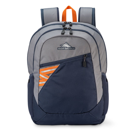 High Sierra NEW Outburst Backpack - Steel Grey/Indigo