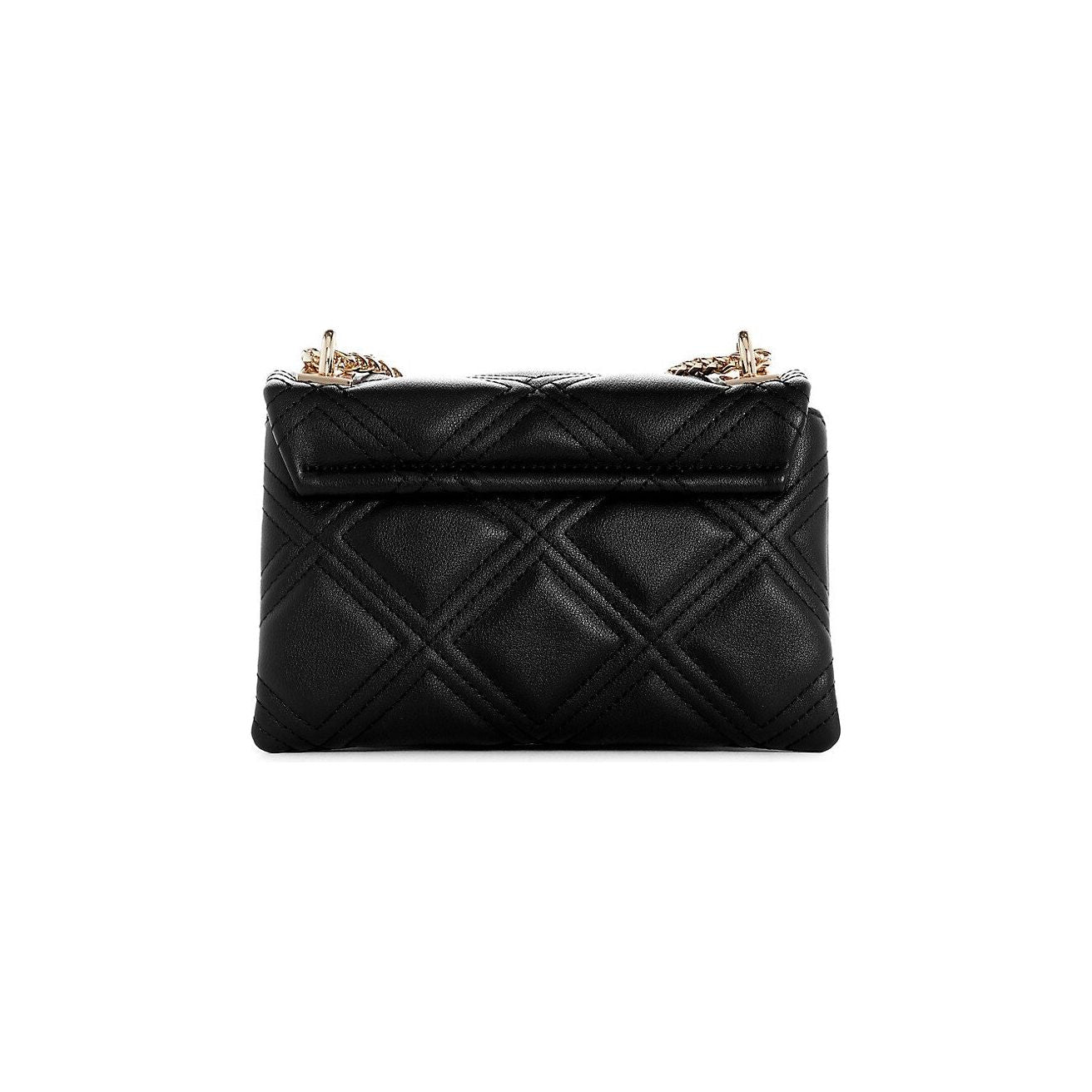 Guess Dessa Mini Convertible Sac à Bandoulière à Rabat - Noir