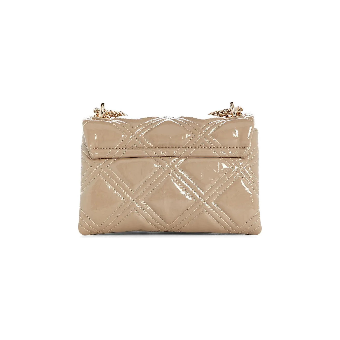 Guess Dessa Mini Sac à Bandoulière Convertible à Rabat - Taupe