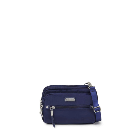 Baggallini Time Zone Rfid Crossbody Bag - Navy