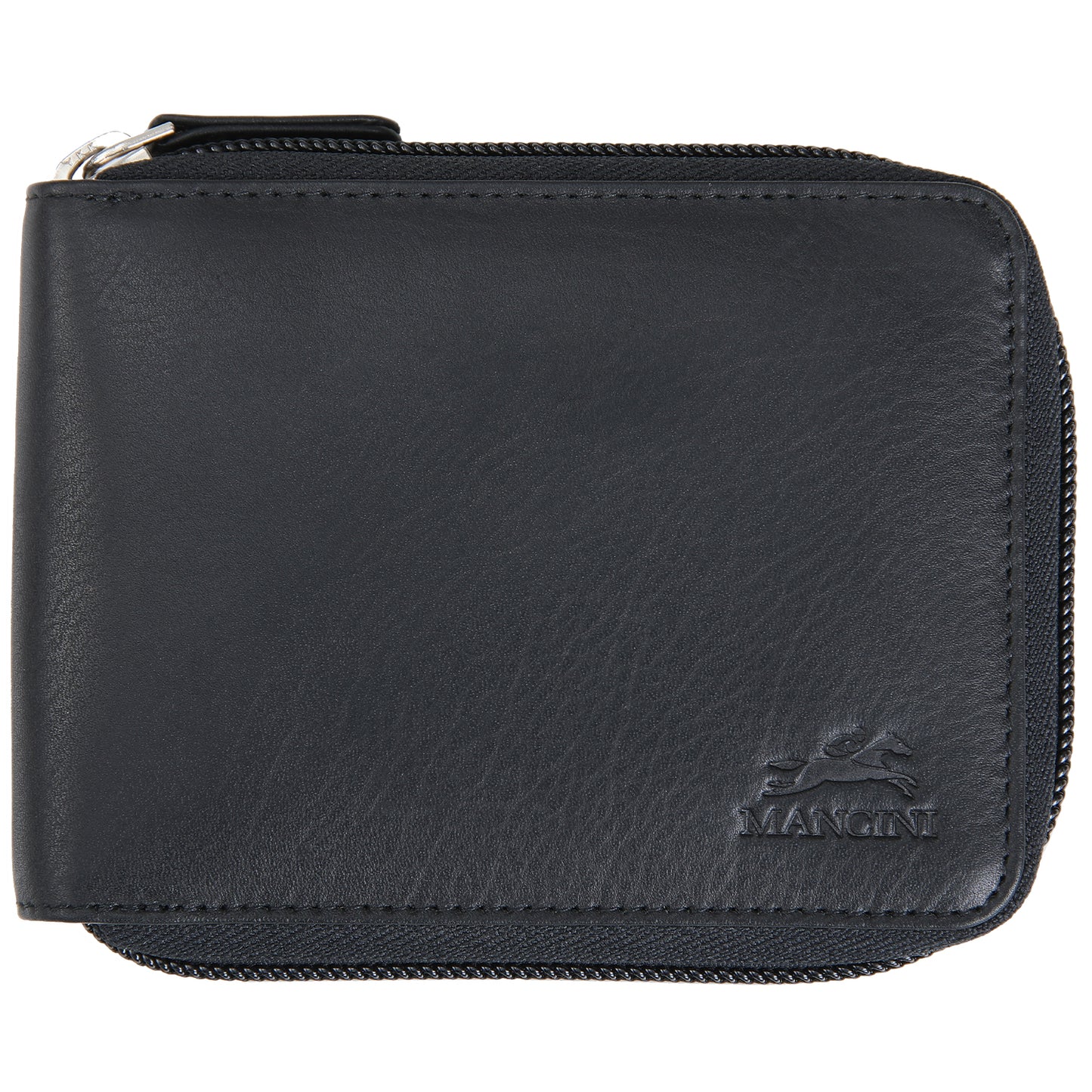 MANCINI Monterrey Zippered Billfold Wallet