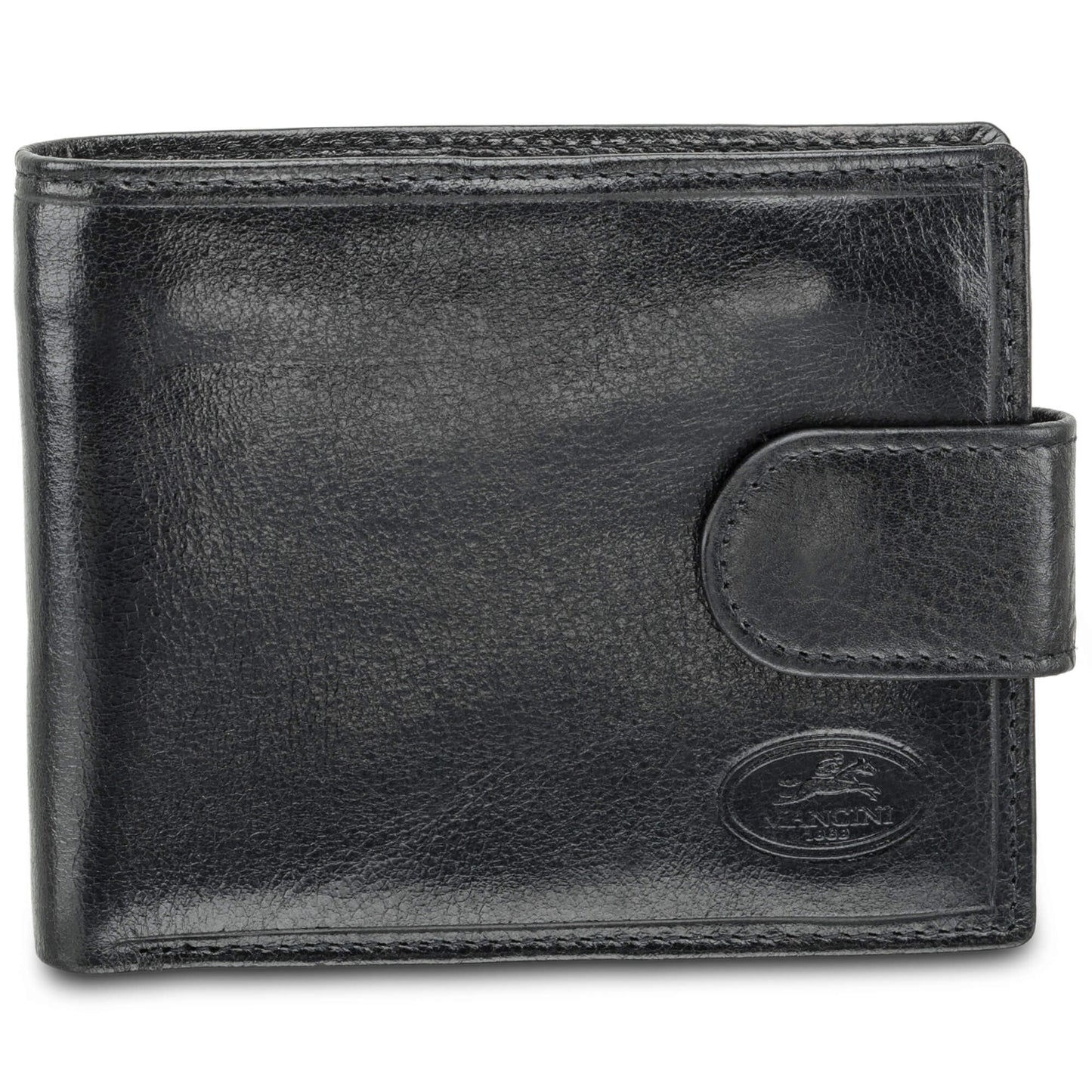 Portefeuille sécurisé RFID Mancini Deluxe pour hommes avec poche pour pièces de monnaie