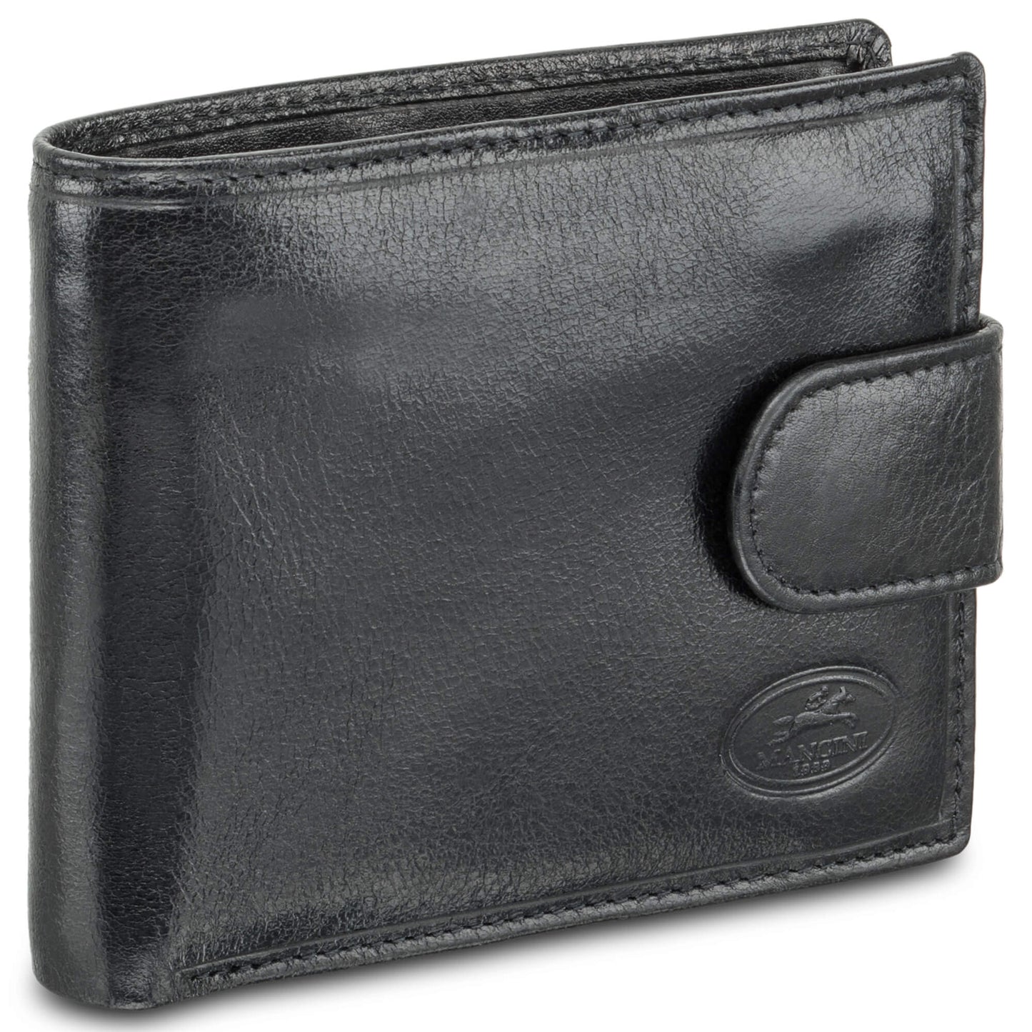 Portefeuille sécurisé RFID Mancini Deluxe pour hommes avec poche pour pièces de monnaie