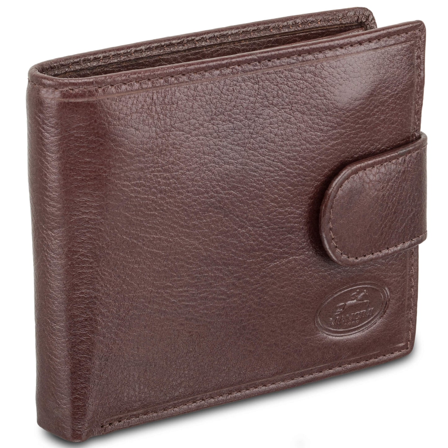 Portefeuille sécurisé RFID Mancini Deluxe pour hommes avec poche pour pièces de monnaie