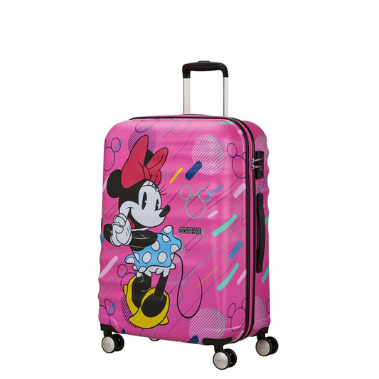 American Tourister Disney Wavebreaker Grand bagage rigide - Mickey Comics Rouge