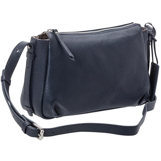 Mancini Pebbled Charlize Crossbody Bag