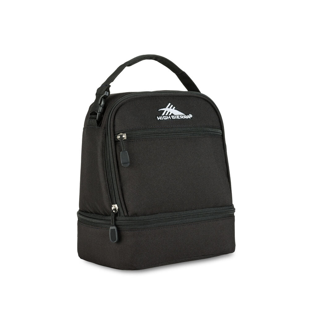 High Sierra Stacked Compartment Lunch Kit - Black