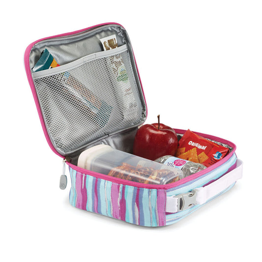 High Sierra Single Compartment Lunch Bag - Watercolor Stripes