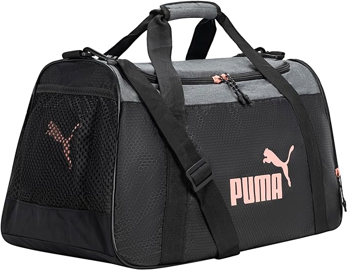 Puma Defense Duffel Bag - Pink/Grey