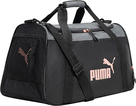 Puma Defense Duffel Bag - Pink/Grey