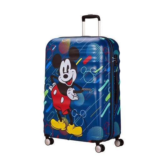 American Tourister Disney Wavebreaker Hardside Carry-On Luggage - Mickey Future Pop