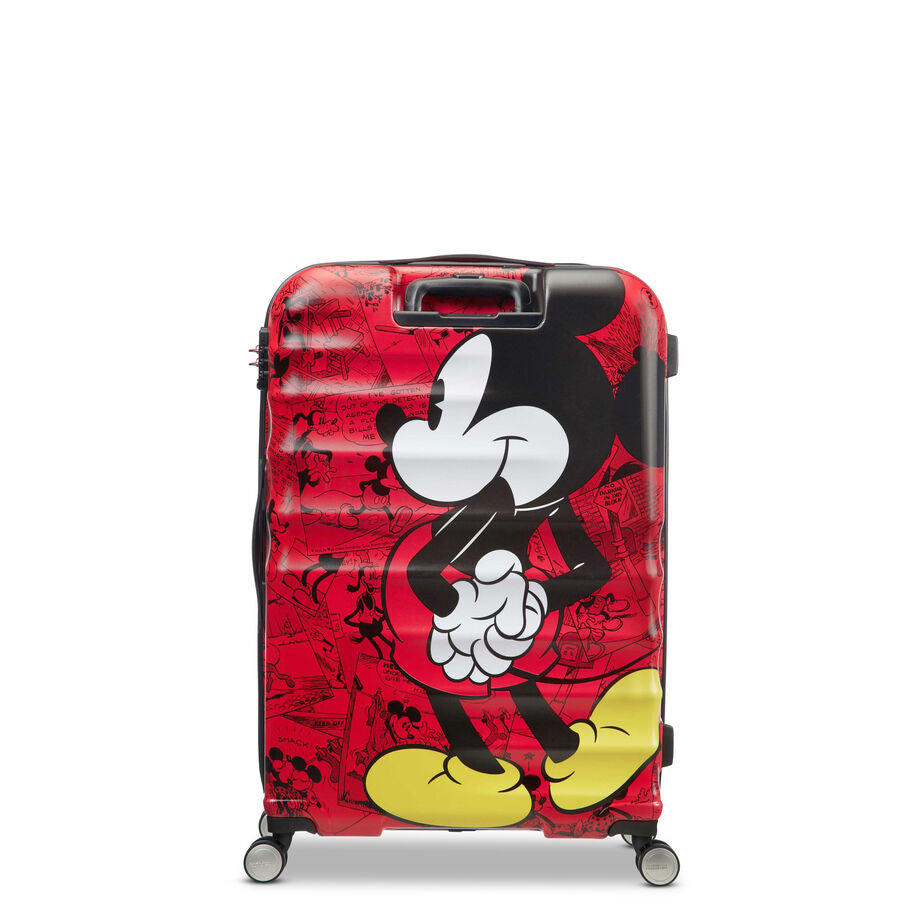 American Tourister Disney Wavebreaker Hardside Large Luggage - Mickey Comics Red