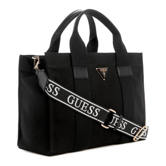 Sac fourre-tout Guess Canvas Small - Noir