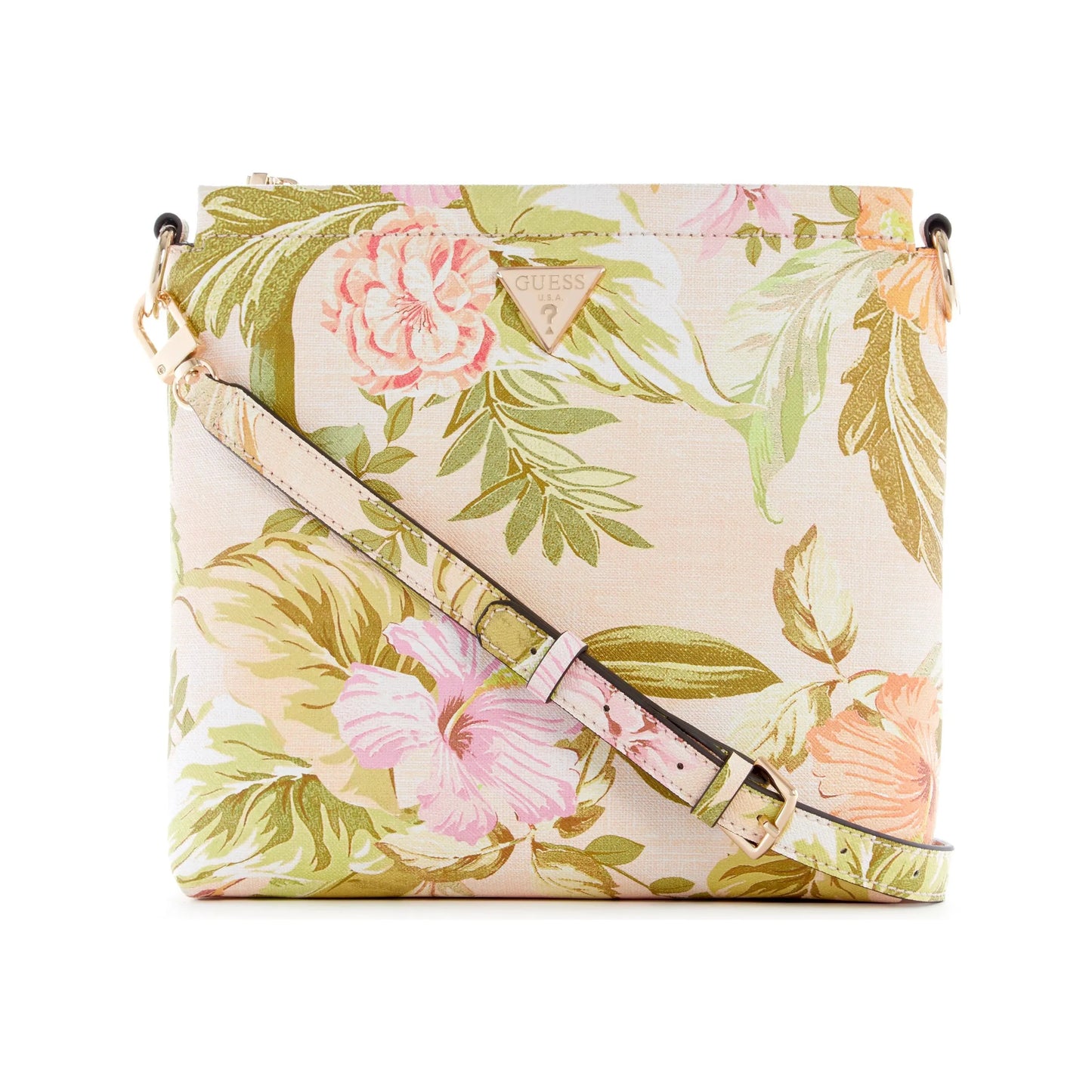 Guess Emiliya Sac à bandoulière touristique - Pêche Floral