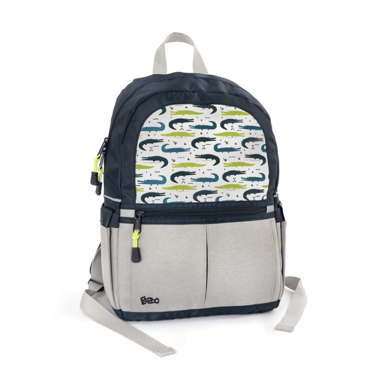 Gazoo Toddler Small Backpack - Crocodiles