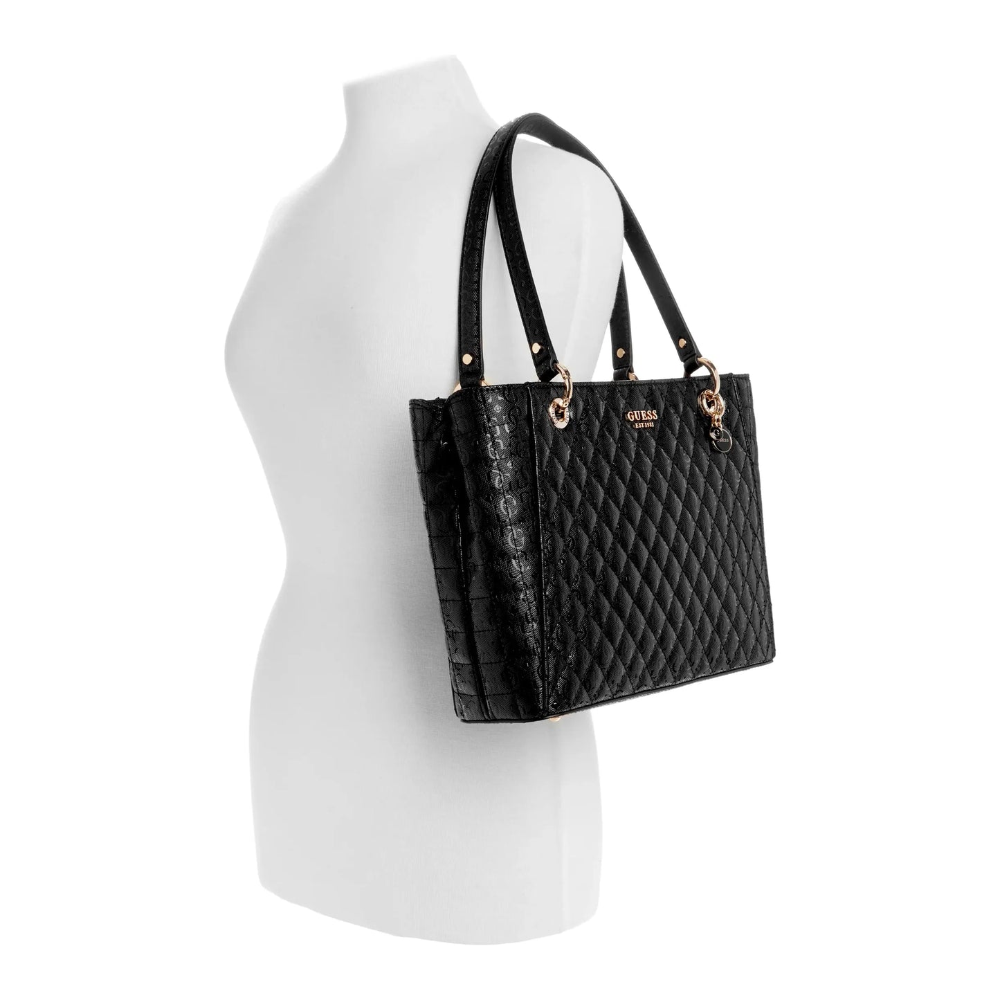 Guess Yarmilla Small Noel Tote - Black