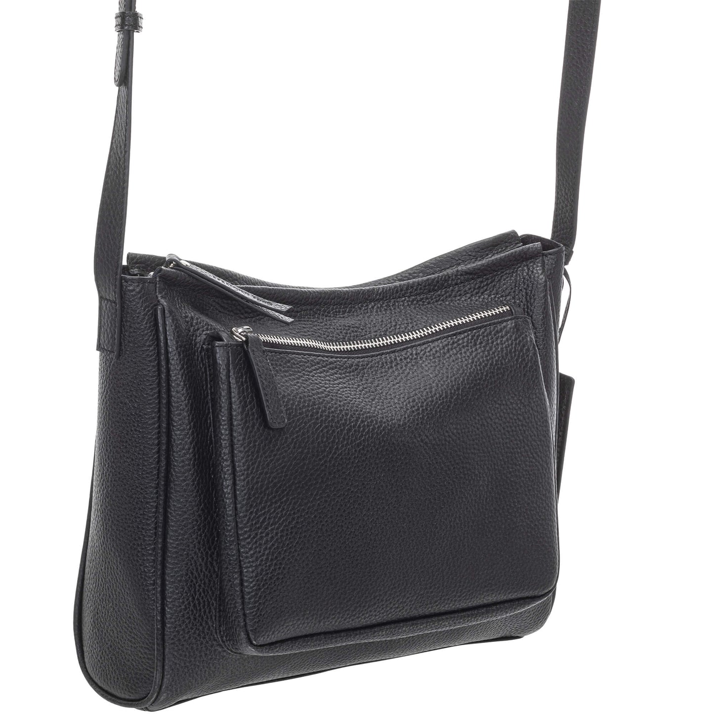 Mancini Pebbled Michelle Crossbody bag