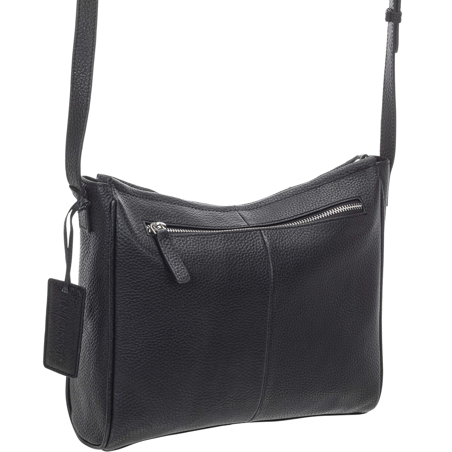 Mancini Pebbled Michelle Crossbody bag