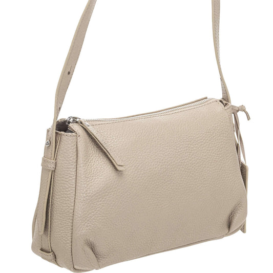 Mancini Pebbled Charlize Crossbody Bag