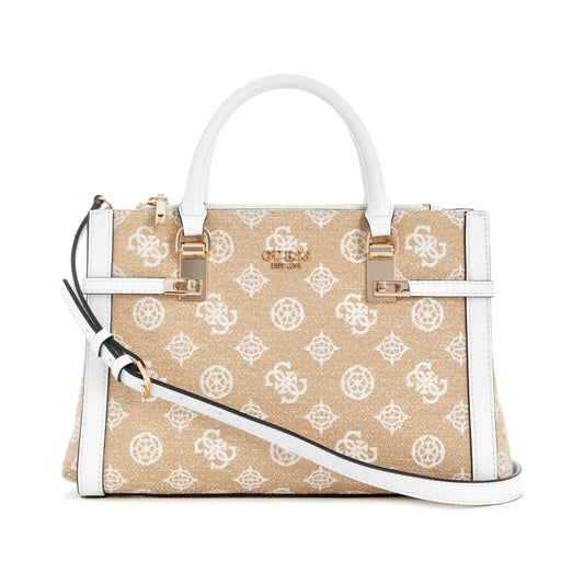 Guess Loralee Jacquard Status Satchel