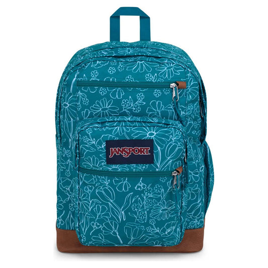 JanSport Cool Student Backpack - Delightful Daisies Green