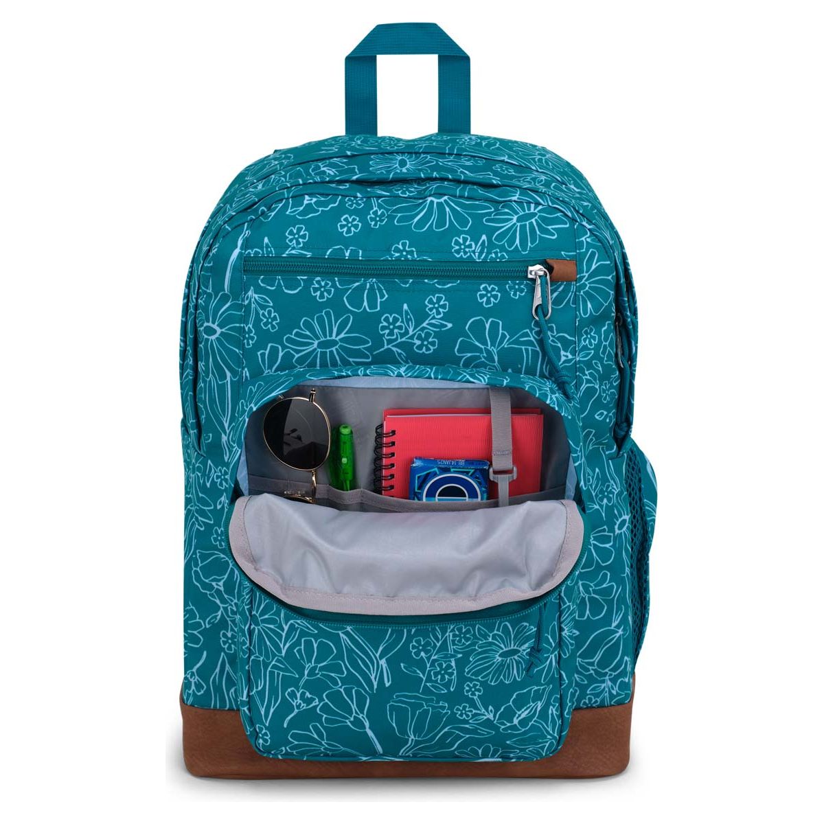 JanSport Cool Student Sac à dos – Delightful Daisies Vert