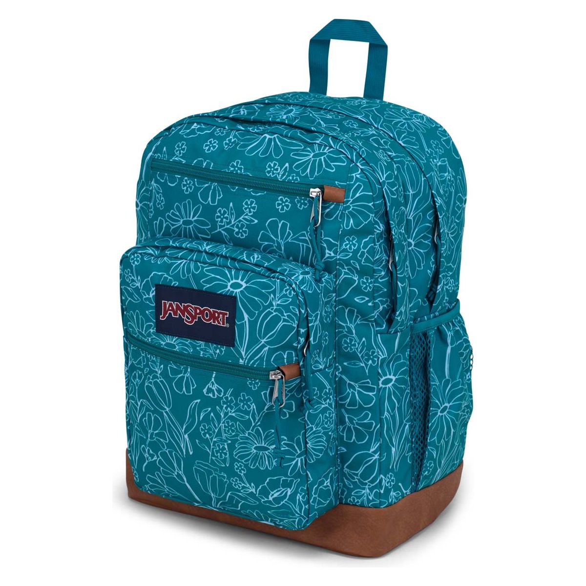 JanSport Cool Student Sac à dos – Delightful Daisies Vert