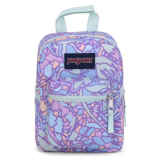 Sac à lunch Jansport Big Break - Lilas pastel floral fluide