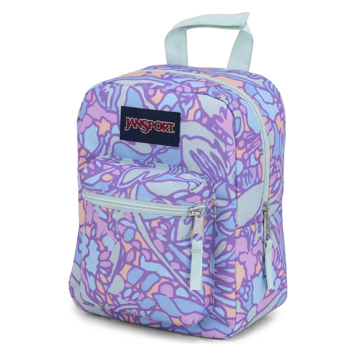 Sac à lunch Jansport Big Break - Lilas pastel floral fluide