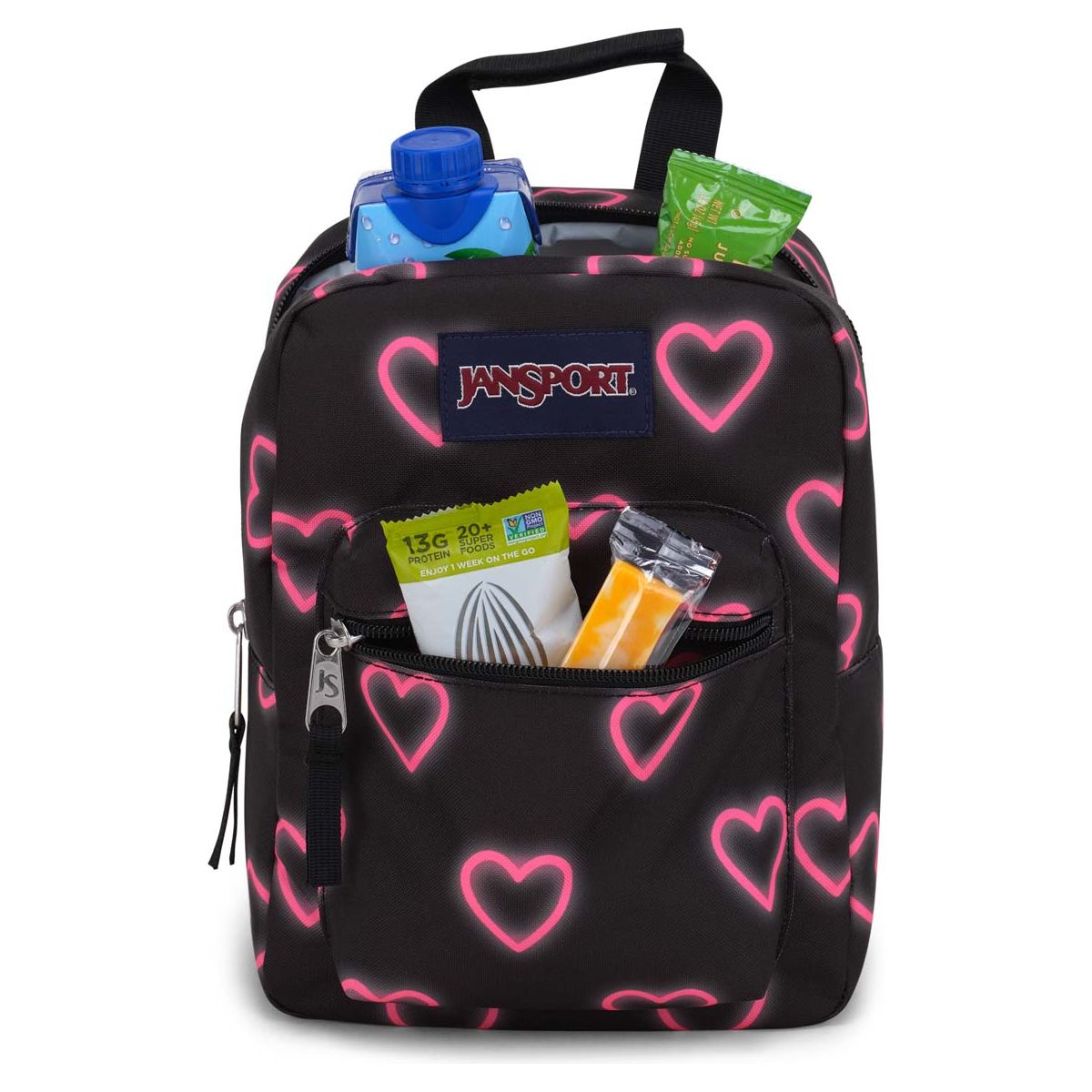 Sac à lunch Jansport Big Break - Happy Hearts Noir