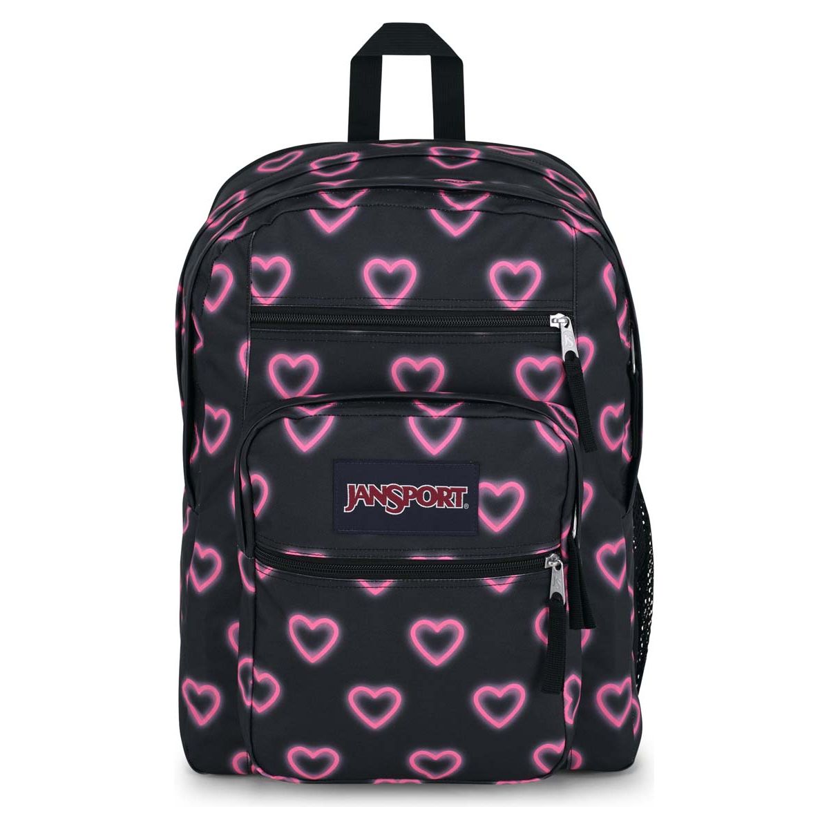 Jansport Big Student Sac à dos - Happy Hearts Noir