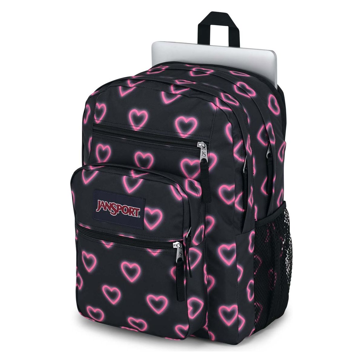 Jansport Big Student Sac à dos - Happy Hearts Noir