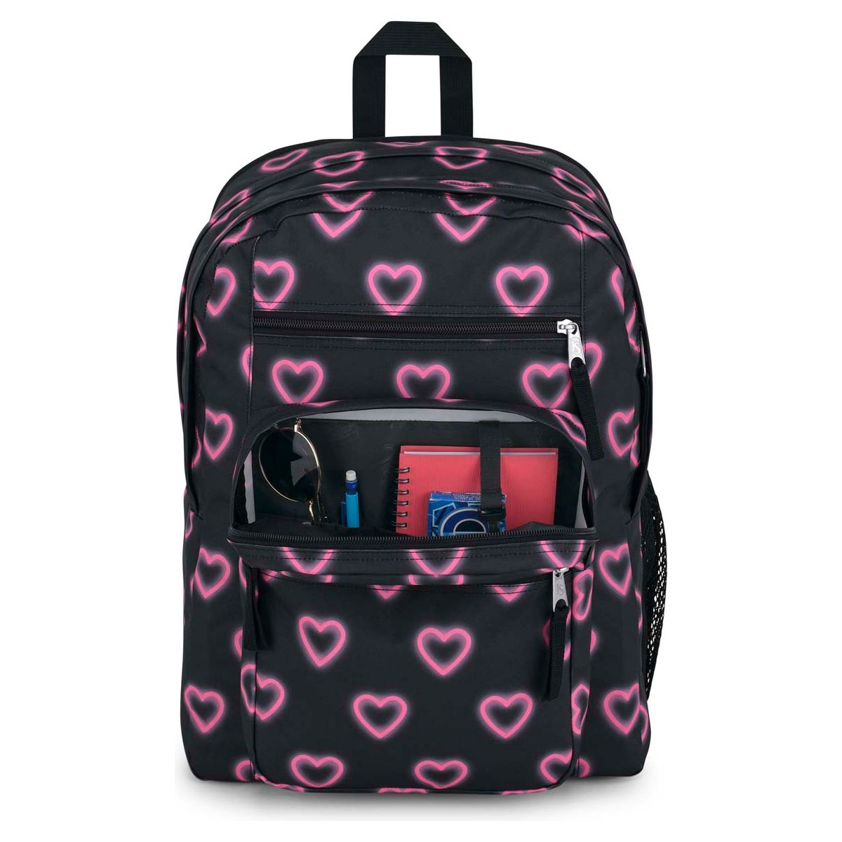 Jansport Big Student Sac à dos - Happy Hearts Noir