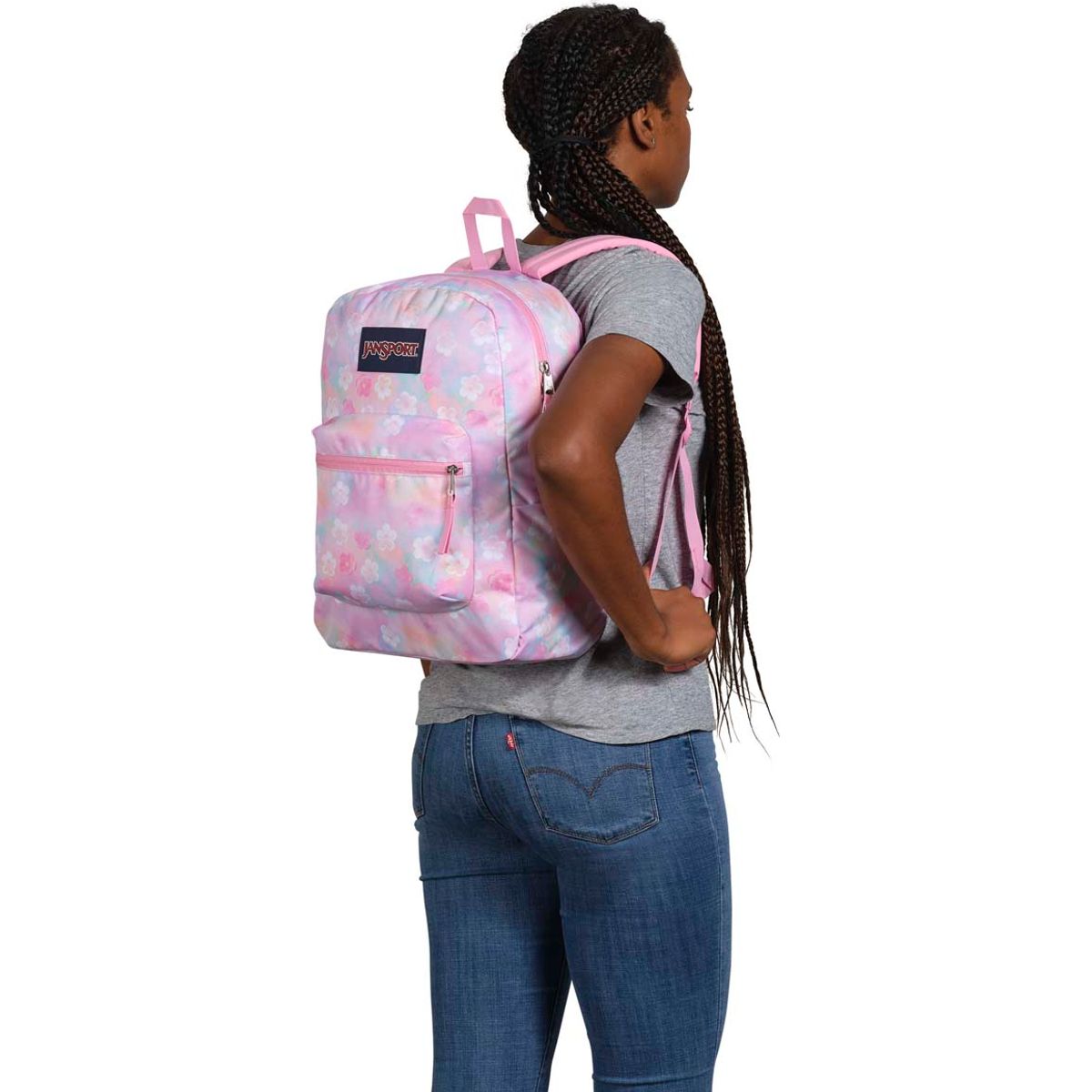 Jansport neon pink best sale