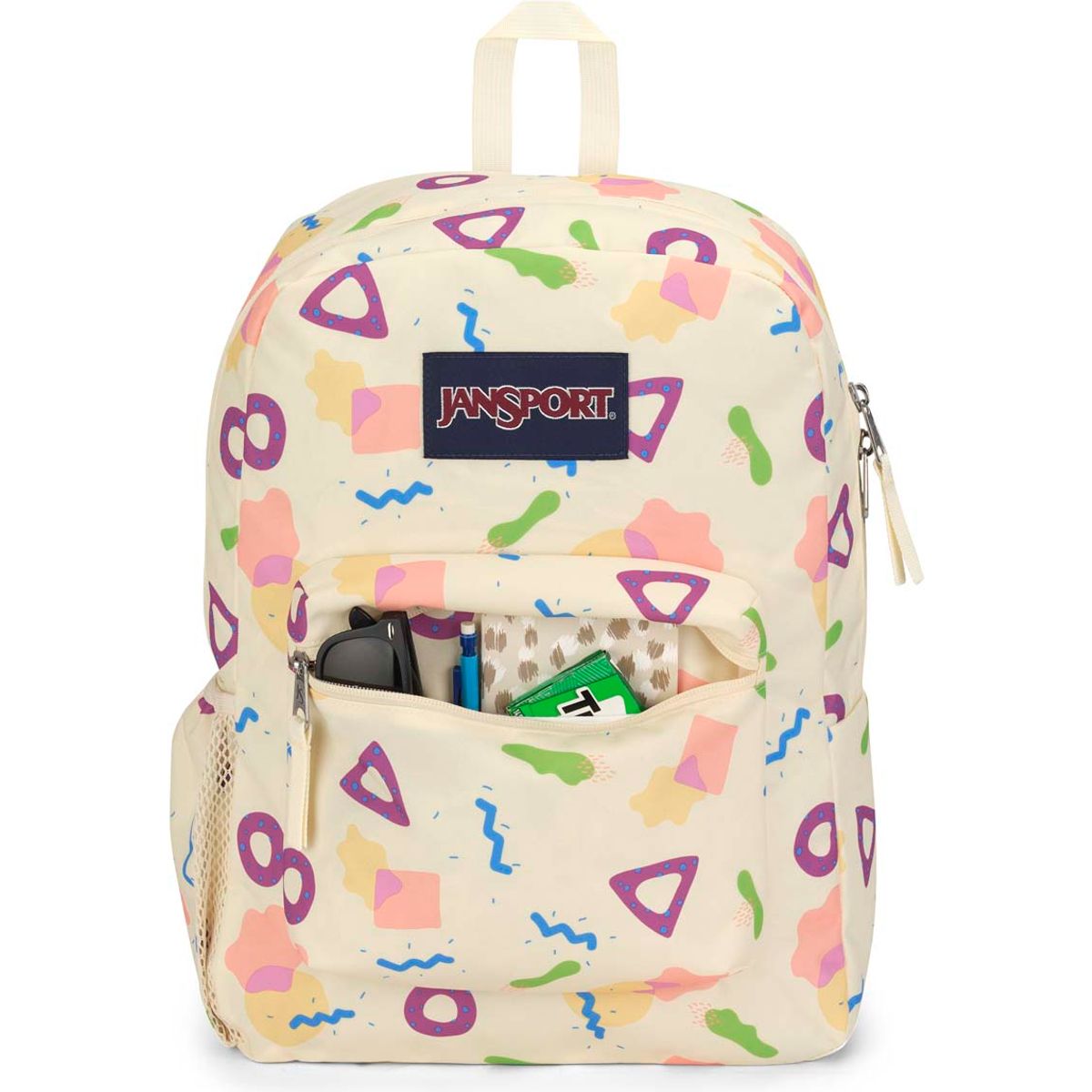 Sac à dos JanSport Cross Town - Memphis Mood Néon