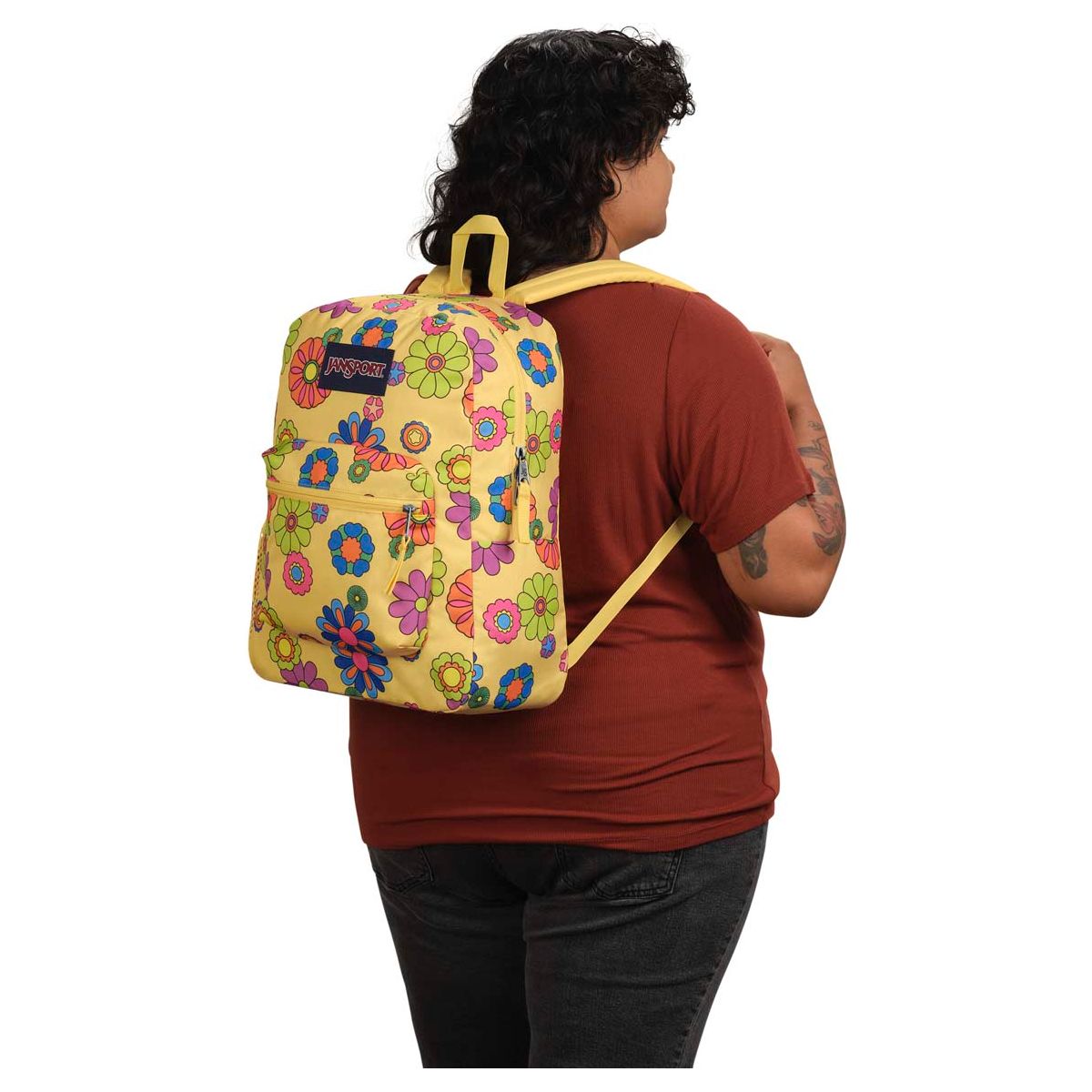 Sac à dos JanSport Cross Town – Le pouvoir de la fleur