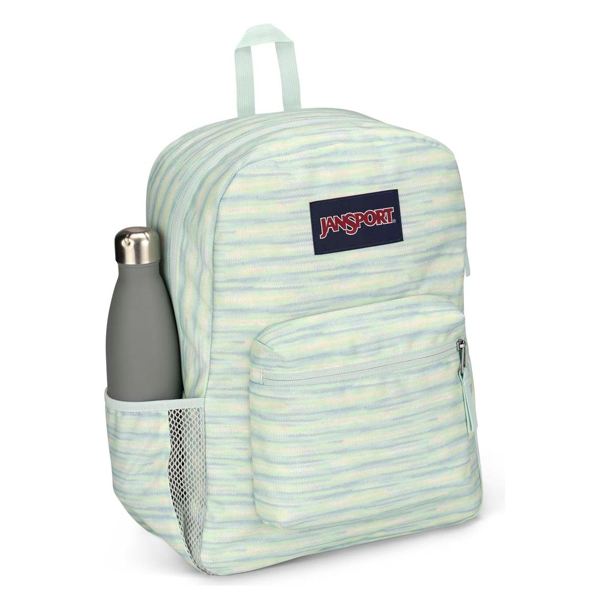 Sac à dos JanSport Cross Town – 70S Space Dye Menthe Fraîche