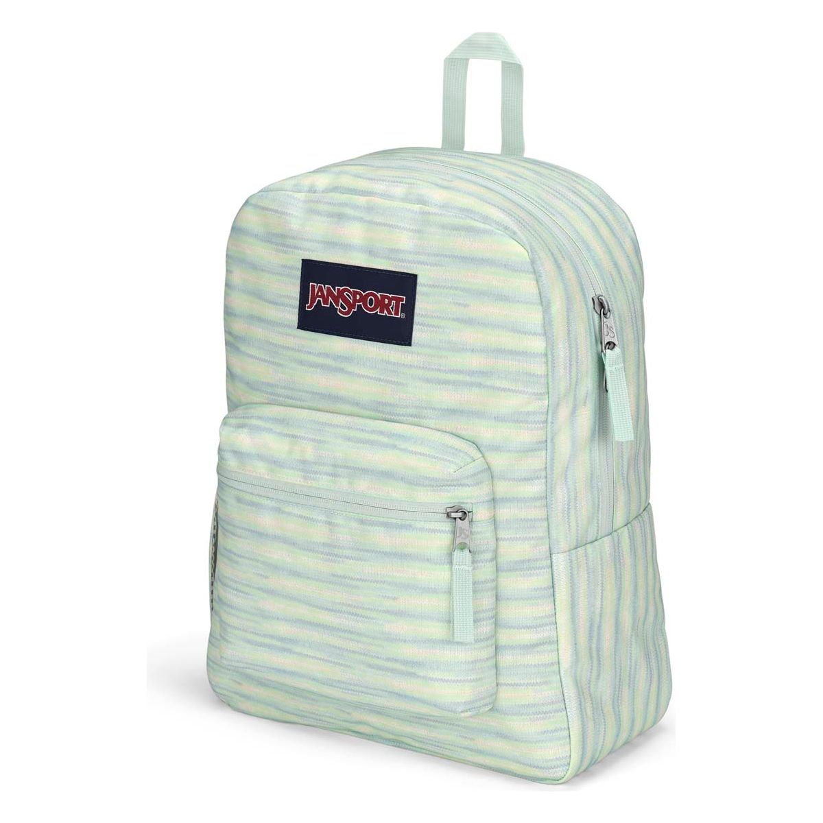 Sac à dos JanSport Cross Town – 70S Space Dye Menthe Fraîche