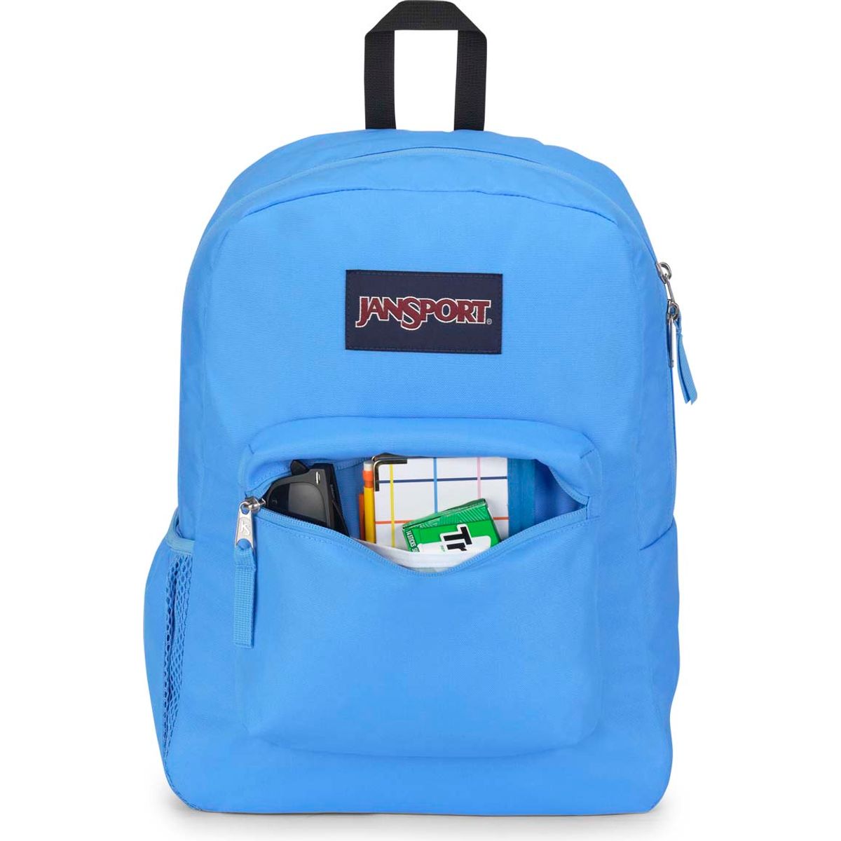 JanSport Cross Town Backpack Blue Neon