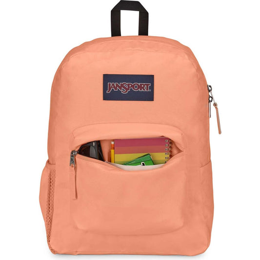 JanSport Cross Town Backpack - Peach Neon