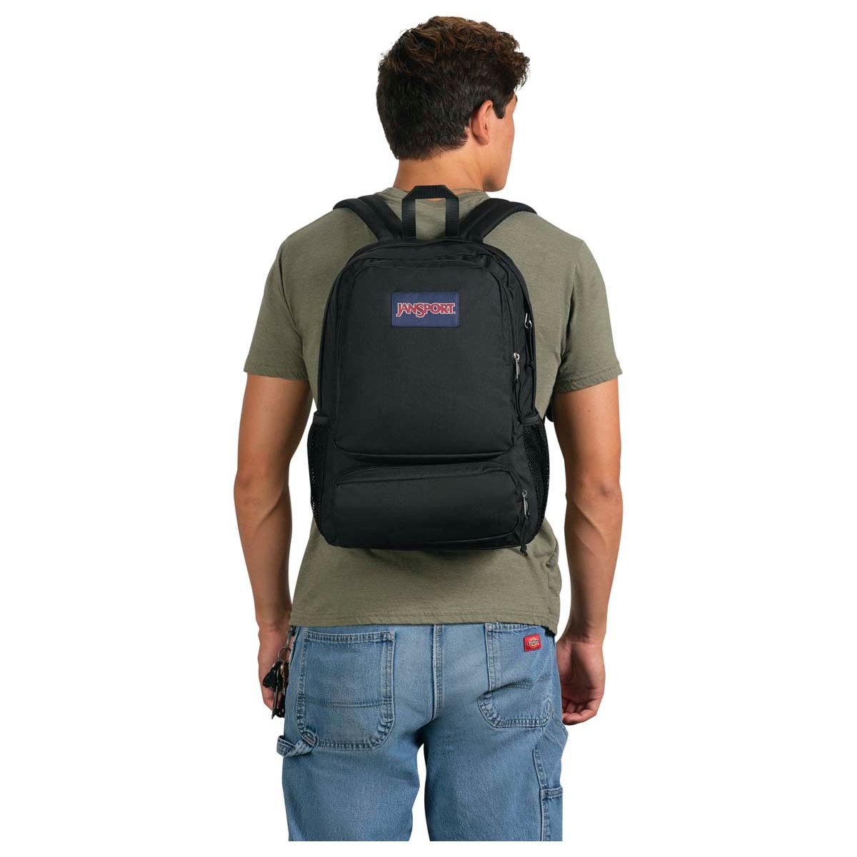 Jansport Doubleton Sac à dos pour ordinateur portable – Noir