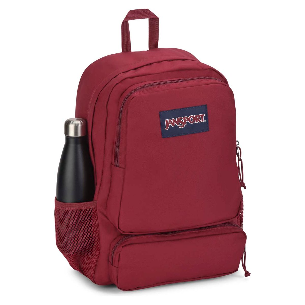 Sac à dos pour ordinateur portable Jansport Doubleton - Rouge Russett