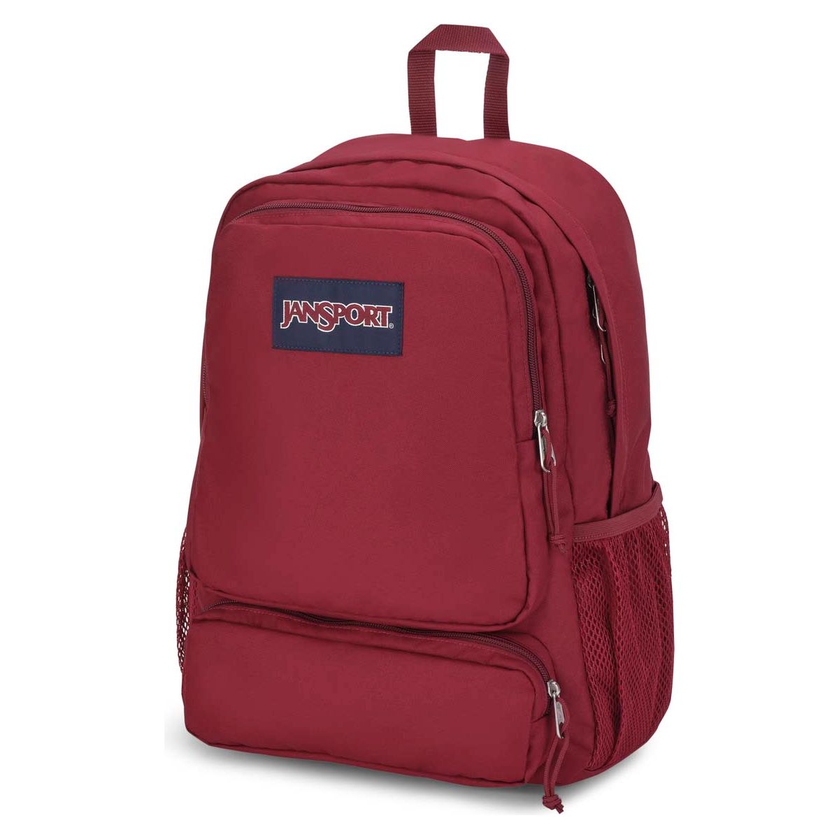 Sac à dos pour ordinateur portable Jansport Doubleton - Rouge Russett